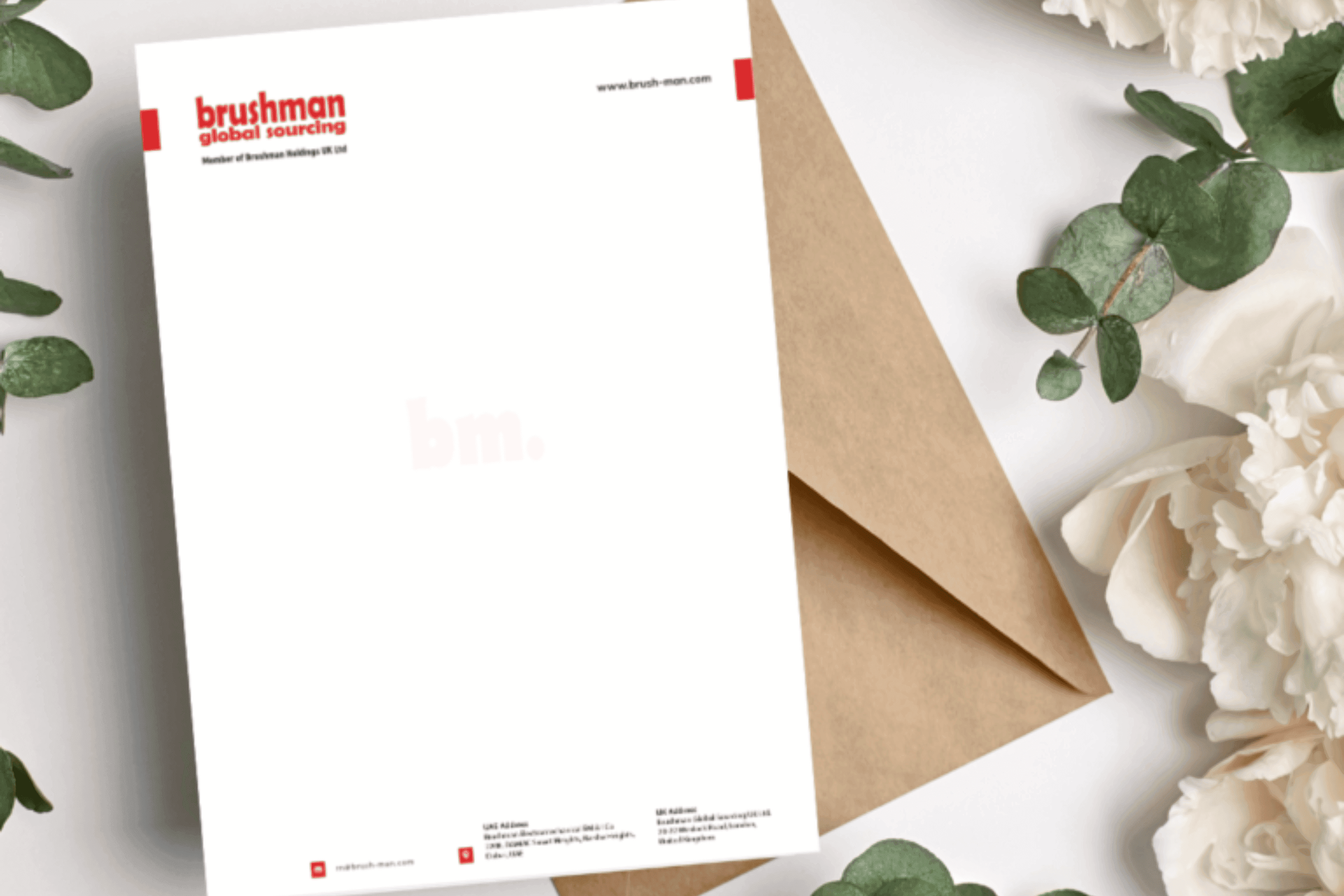 Brushman Letterhead